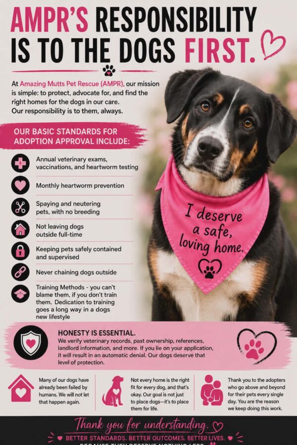 Adoption Application - Amazing Mutts Puppy Rescue, Inc.